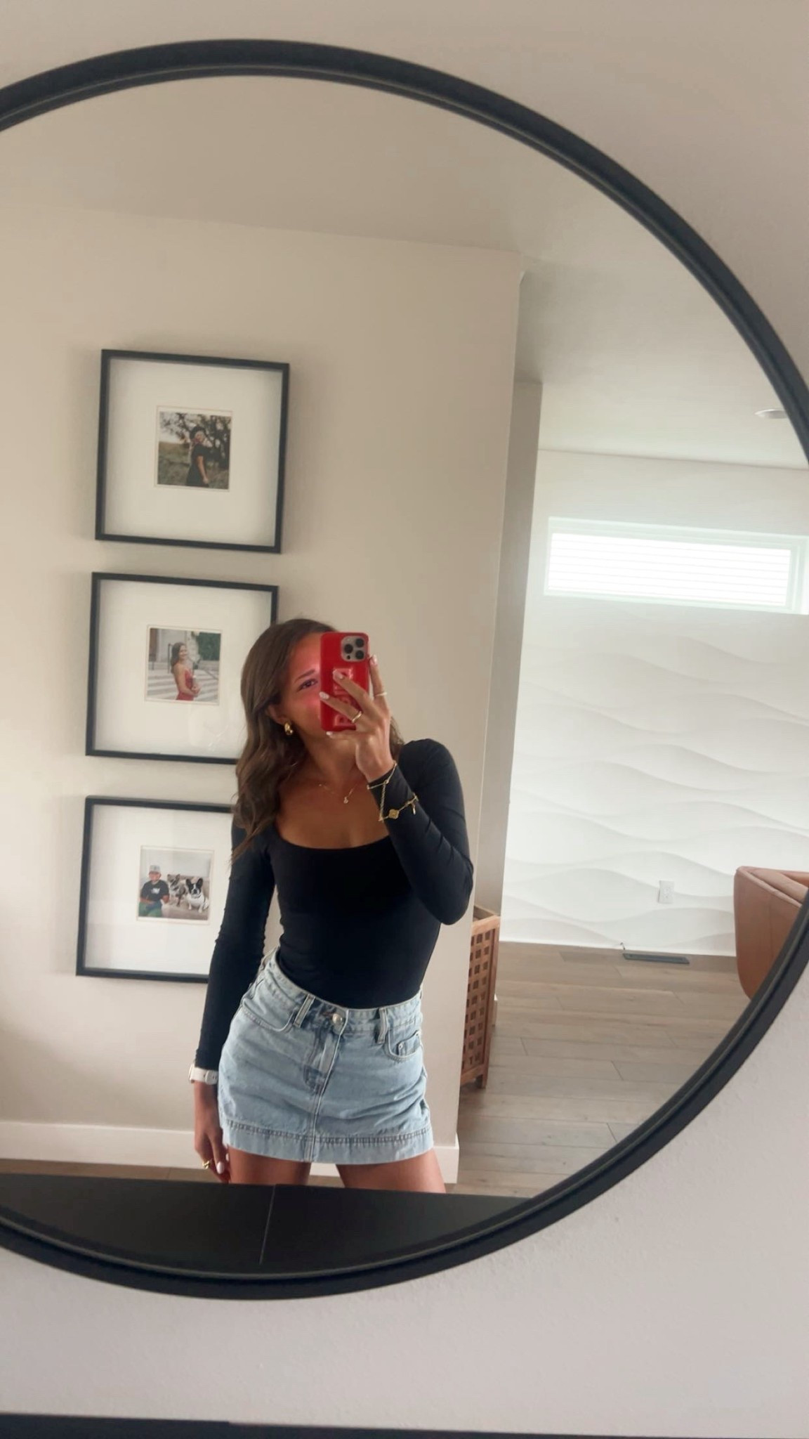 Black body suit and Jean skirt outfit

#LTKSummerEdit #LTKStyleTip #LTKSeasonal