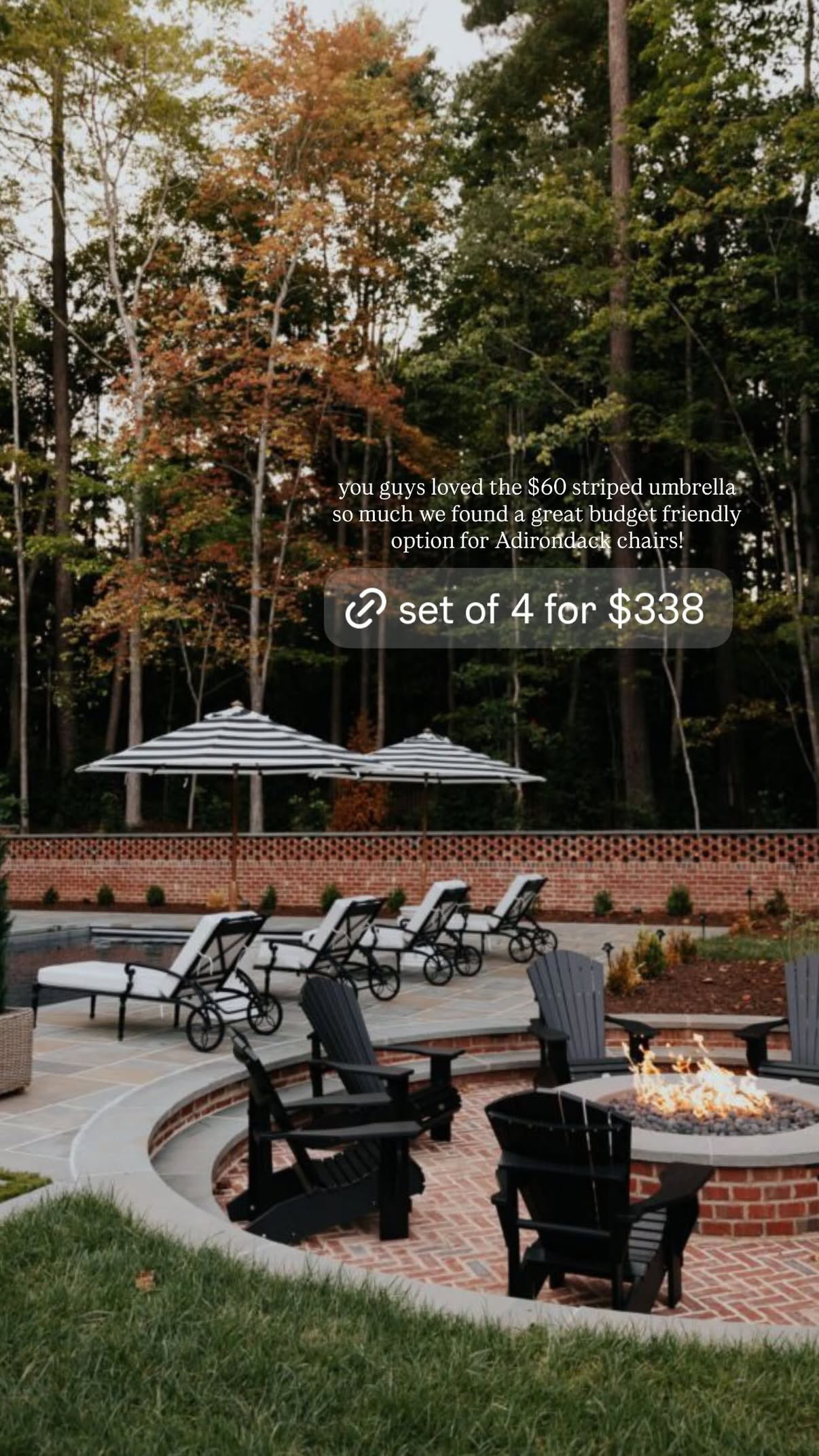 We found a great double take for our adirondack chairs and they're under $100 a chair during Amazon's Big Spring Sale! 

 #LTKSeasonal #LTKHome #LTKSaleAlert