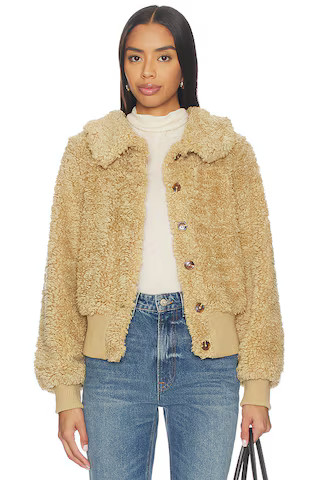 Tularosa Bradlee Jacket in Beige from Revolve.com | Revolve Clothing (Global)