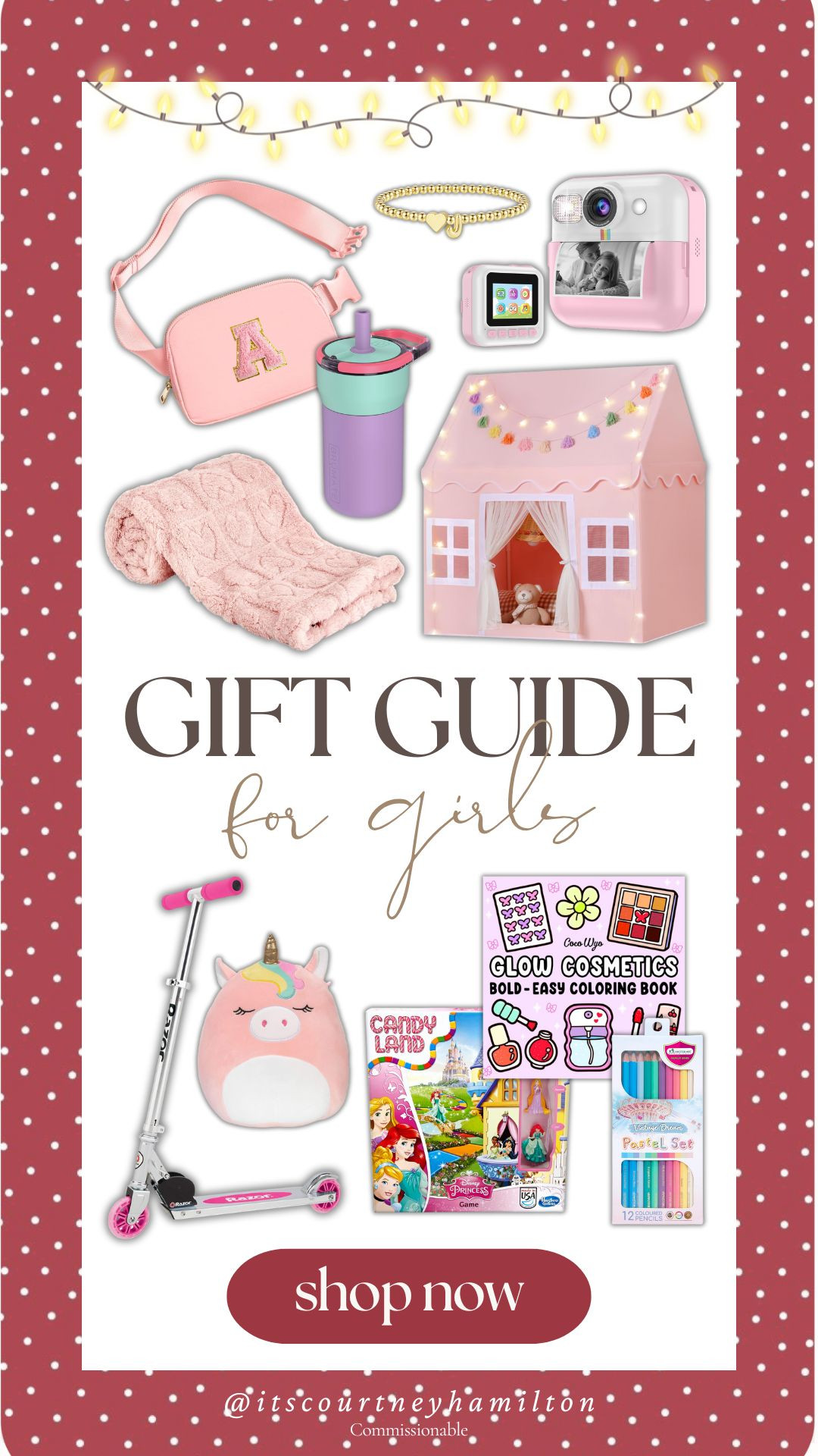 Gift Guide for Girls! 💕 

holiday gift, finds under 50, christmas gifts, gifts for her, gifts for kids, watchnow, courtney hamilton 

 #LTKHoliday #LTKSeasonal #LTKFindsUnder100
