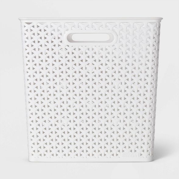 Y-Weave 13" Cube Decorative Storage Basket - Room Essentials™ | Target