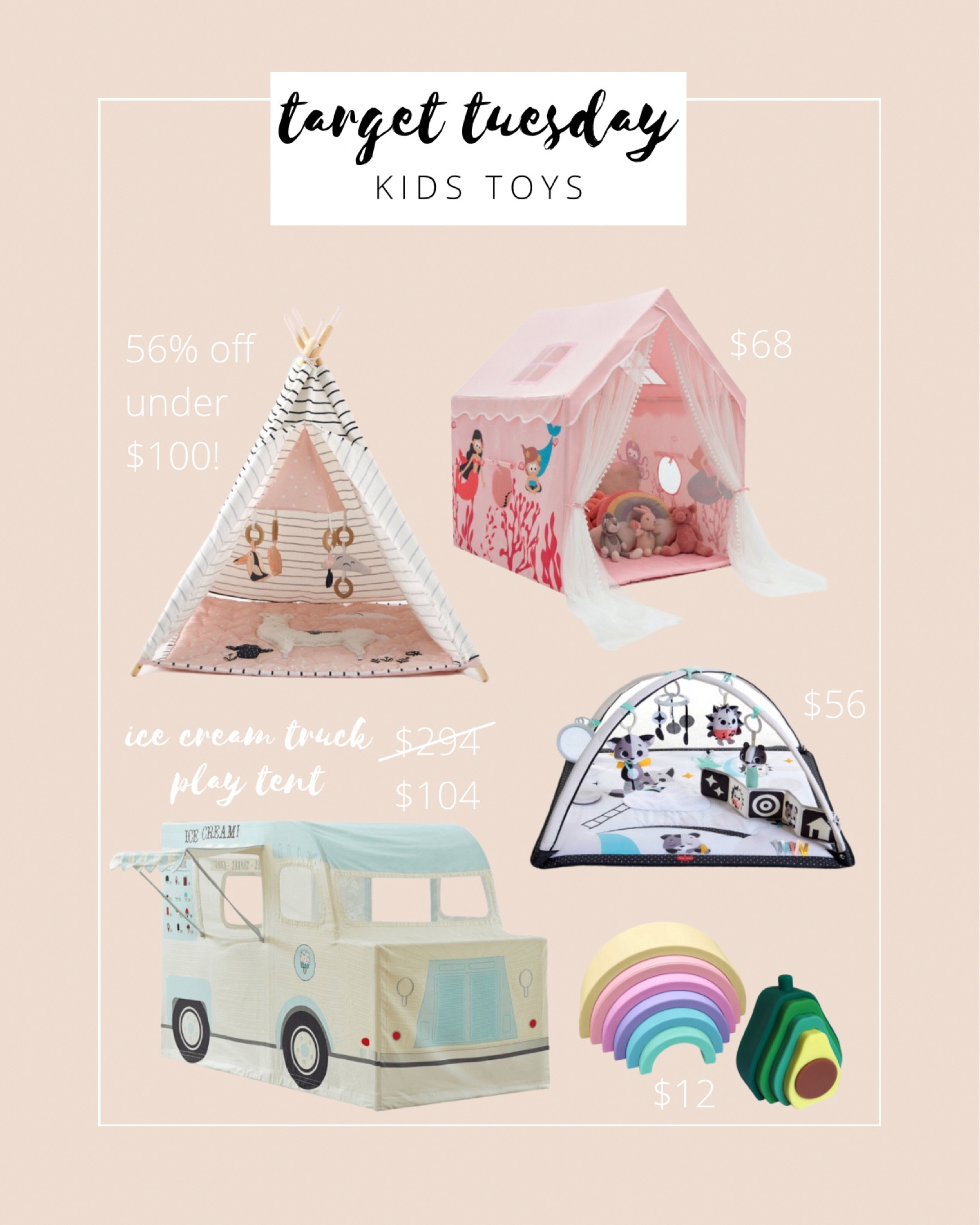 Target Tuesday finds for keeping those kiddos occupied on rainy summer days! The ice cream truck play tent is SO cute! 🍦

#LTKsalealert #LTKkids #LTKfamily