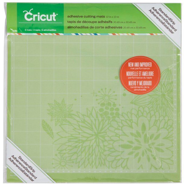 Cricut 12" x 12" Standard Grip Cutting Mats, 2 Mats | Walmart (US)