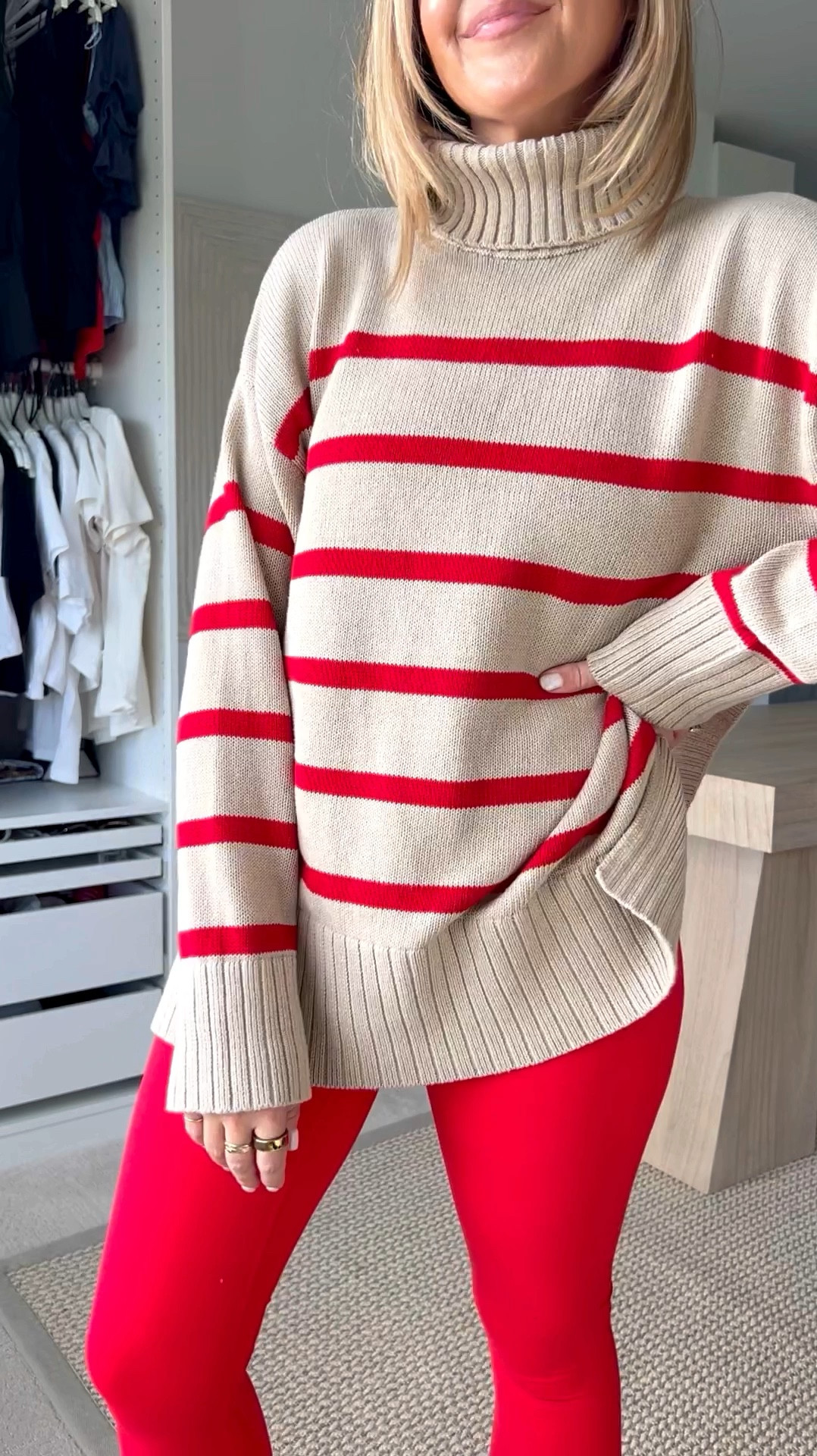 Best $24 you’ll spend on a sweater this fall! Grab it while it’s still on sale! 100% cotton and the perfect fit to wear with leggings. 4 color options. I sized up to a Medium for a more relaxed fit.

#LTKStyleTip #LTKSaleAlert