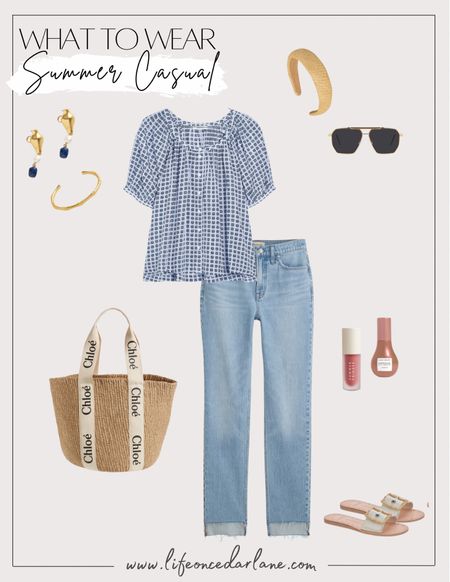 Loving this casual summer outfit from Madewell + 20% off sitewide with code LTK20! And this splurge-worthy Chloe bag is perfect for summer!

#summerfashion #jeans

#LTKfindsunder100 #LTKstyletip