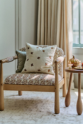 Pippa Leora Block Print Accent Chair | Anthropologie (US)