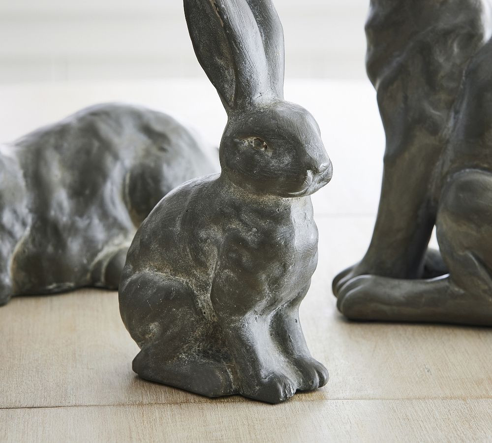 Essex Handcrafted Bunny Sculptures | Pottery Barn (US)