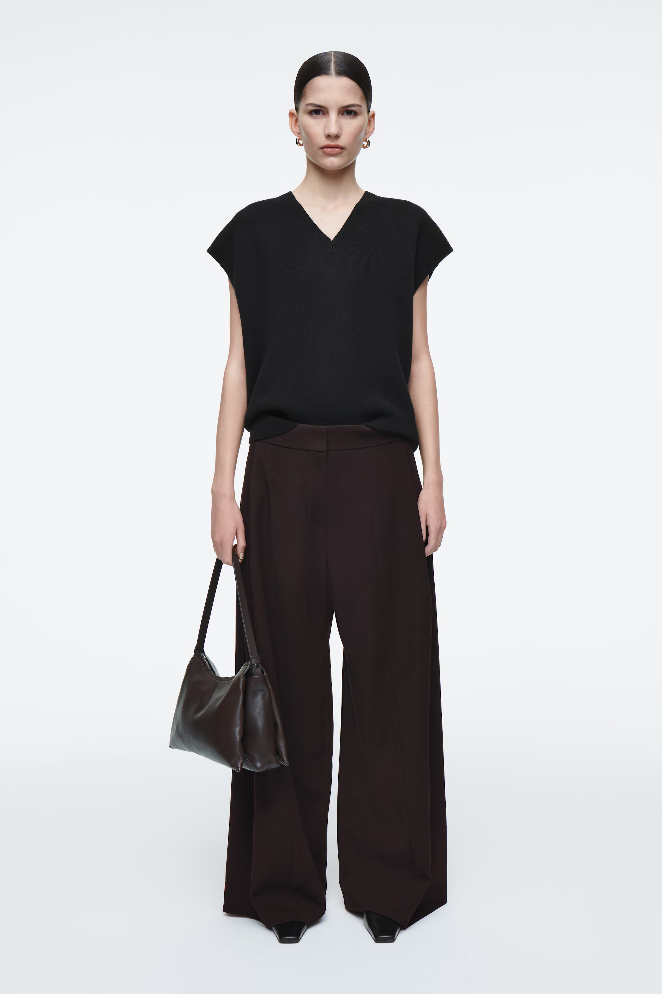 TOME CROSSBODY BAG - LEATHER - CHESTNUT | COS (EU)