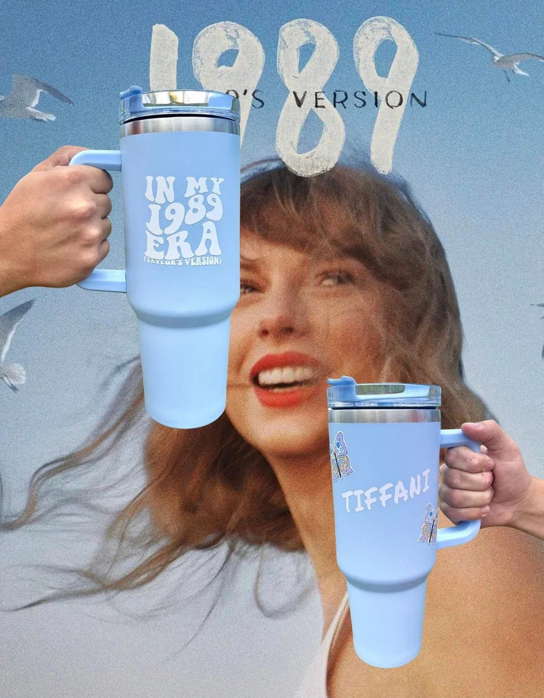 1989 Era Personalized Taylor Swift Album Tumbler - Etsy | Etsy (US)