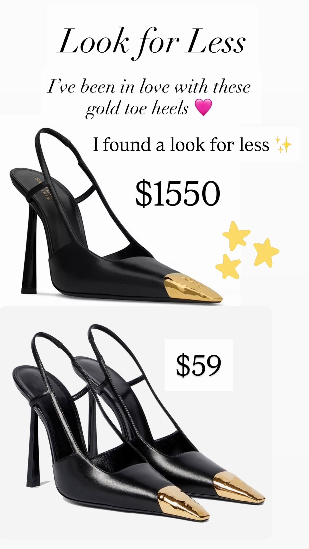 Look for less gold toe heels 

#LTKootd