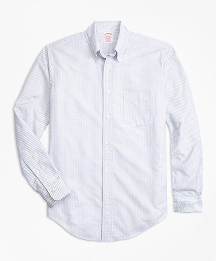 Madison Fit Oxford Bengal Stripe Sport Shirt | Brooks Brothers