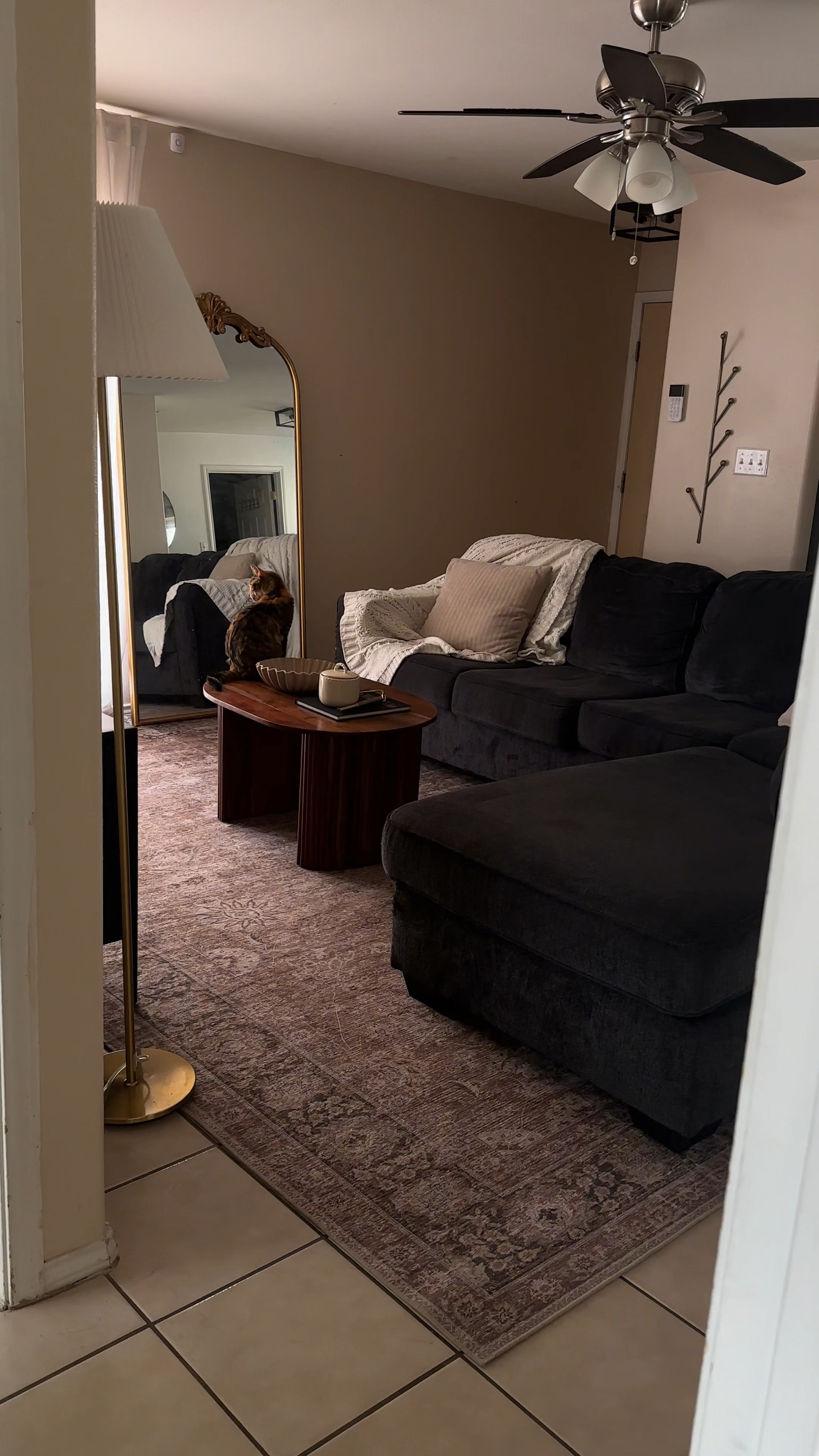 Got this stunning new rug for my living room and it really transformed the space and brought so much warmth and cozy vibes to the space 🫶🏻

#LTKStyleTip #LTKHome #LTKSeasonal