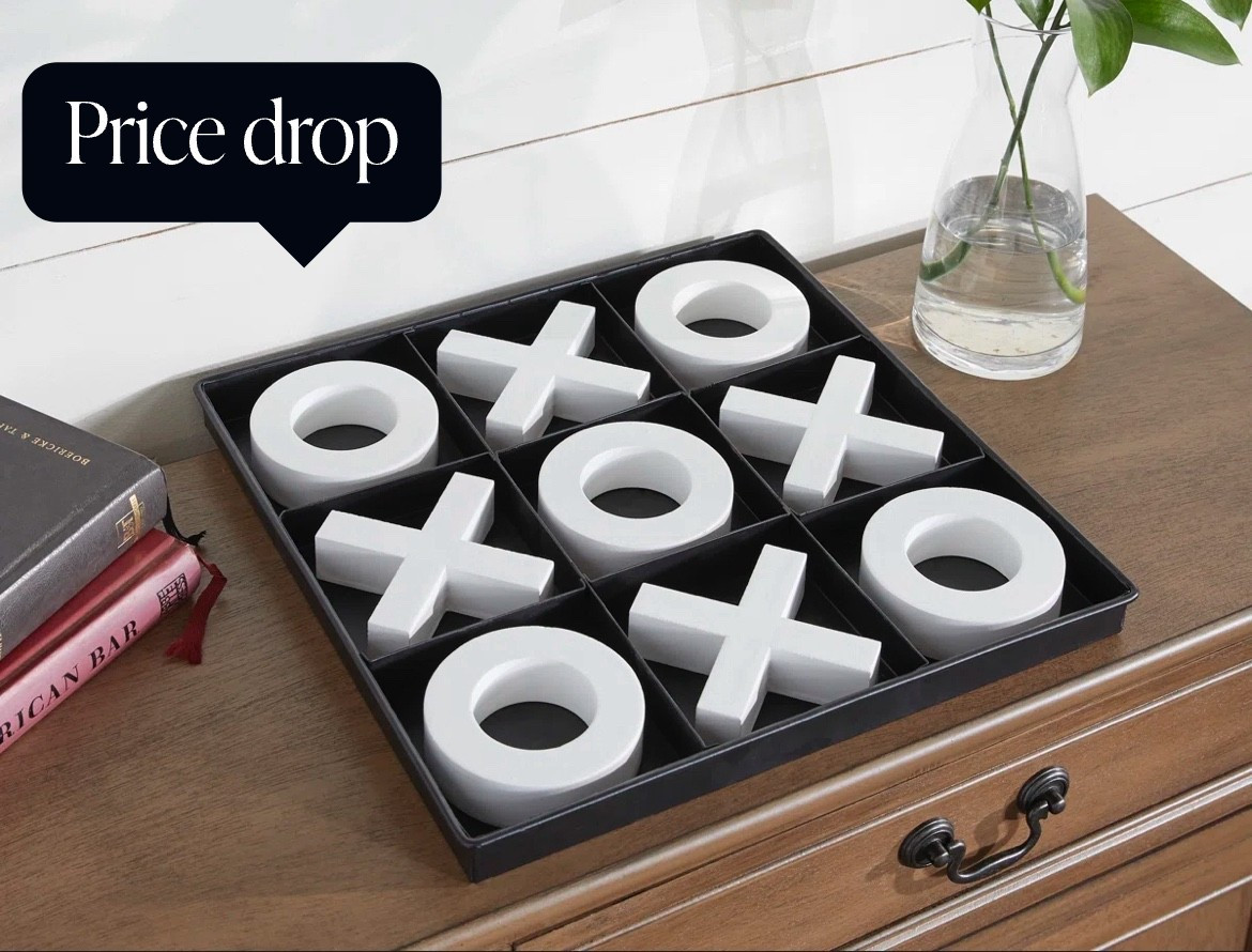Tic Tac Toe display set for family entertainment

#christmas #giftguide #ltkholiday #blackfriday #gameset #ltkcyberweek #cybermonday

#LTKsale #LTKgiftguide #LTKholiday
