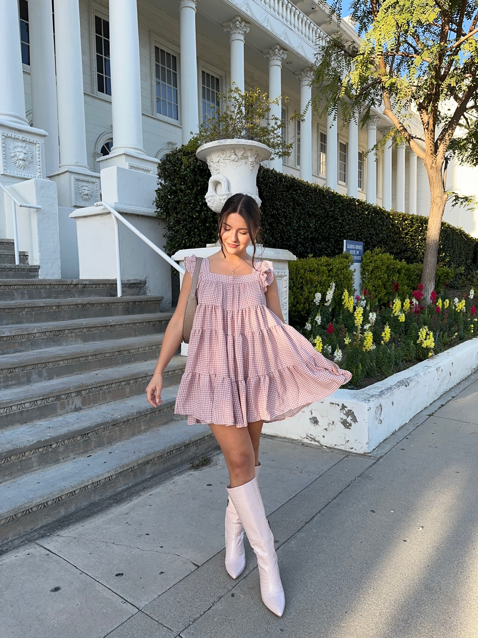 feeling all girly tonight ✨🎀 dress runs true to size, wearing a small (code xocamila25 expires on 3/1!)

#LTKfindsunder100 #LTKstyletip