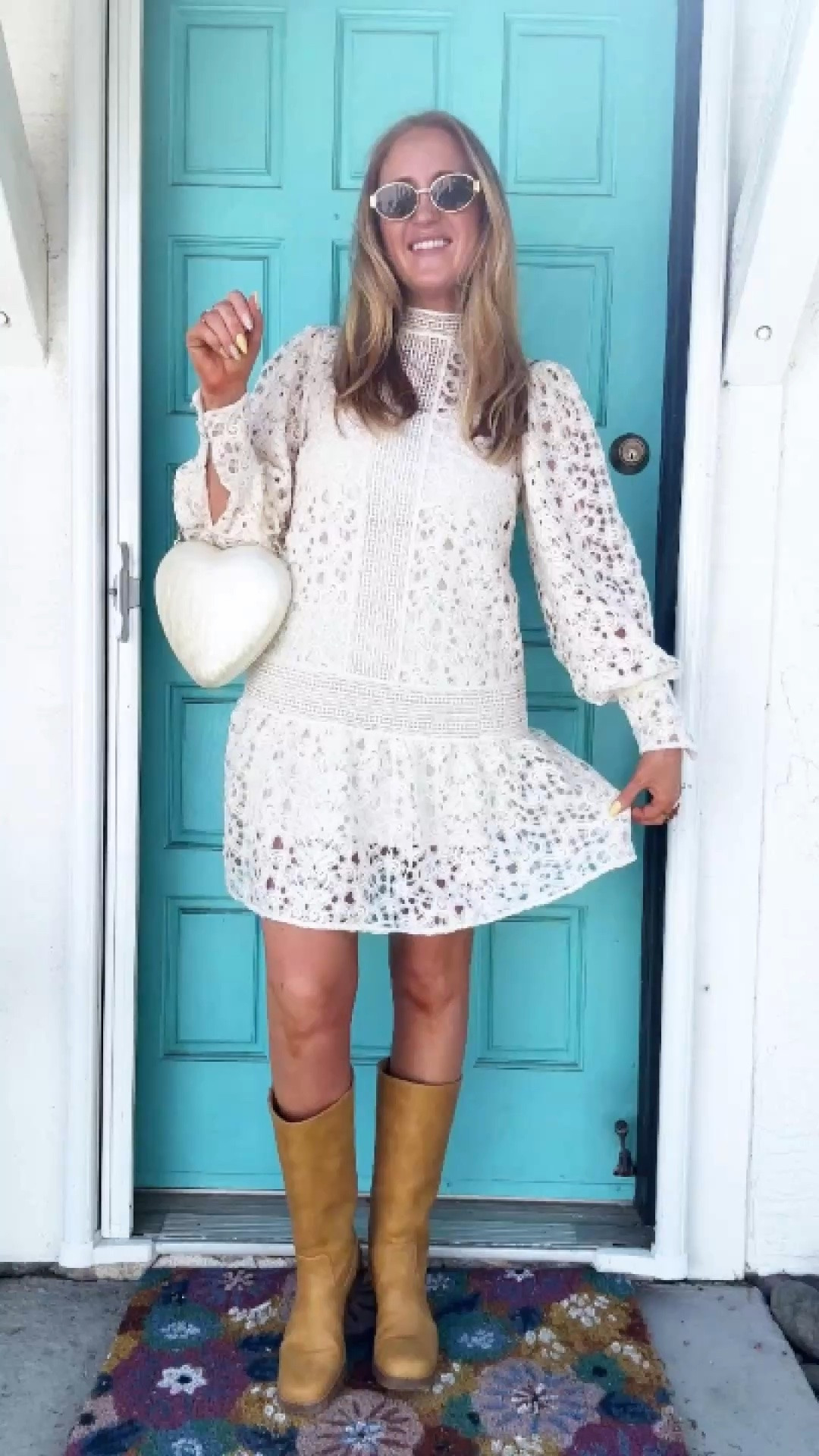 When he says he’s outside 15 minutes early… 😅 

Starting cozy in @uwilawarrior makes getting date-night ready seamless! Swapped the robe & slippers for this gorgeous white boho dress + banana boots, and we’re out the door! 💫

Everything pictured is linked below! 👇

• Uwila Warrior slip & cozy morning layer (wearing L)
• White boho dress (thrifted find but linked similar)
• Statement banana boots fit TTS
• Everyday lip color & jewelry details

#LTKstyletip #LTKunder100 #LTKshoecrush #uwilawarrior #datenightstyle #bohodress #outfit transition #grwm #everydaystyle

uwila warrior slip dress, white boho dress, banana boots outfit, date night outfit ideas, quick outfit transition, grwm date night, fall transition style, cozy loungewear, everyday style inspiration, easy outfit transformation, boho fashion style, everyday women fashion, white maxi dress outfit, statement boots, Frye boots, banana boots

#LTKootd #LTKdayinmylife #LTKgrwm