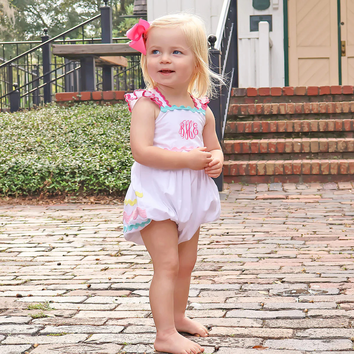 Rainbow Ric Rac Leah Bubble | Classic Whimsy