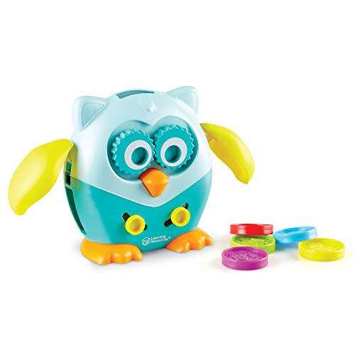 Learning Resources Hoot the Fine Motor Owl, Color, Shapes and Number Development, 6 Pieces, Ages 18 Months + | Amazon (US)