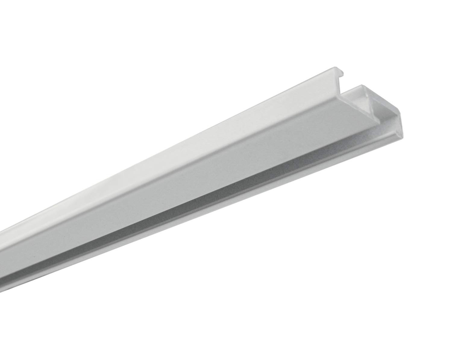 GARDINIA Aluminium-Schiene, 1-läufige Vorhangschiene, Gardinenstange, 150 cm, Weiß | Amazon (DE)