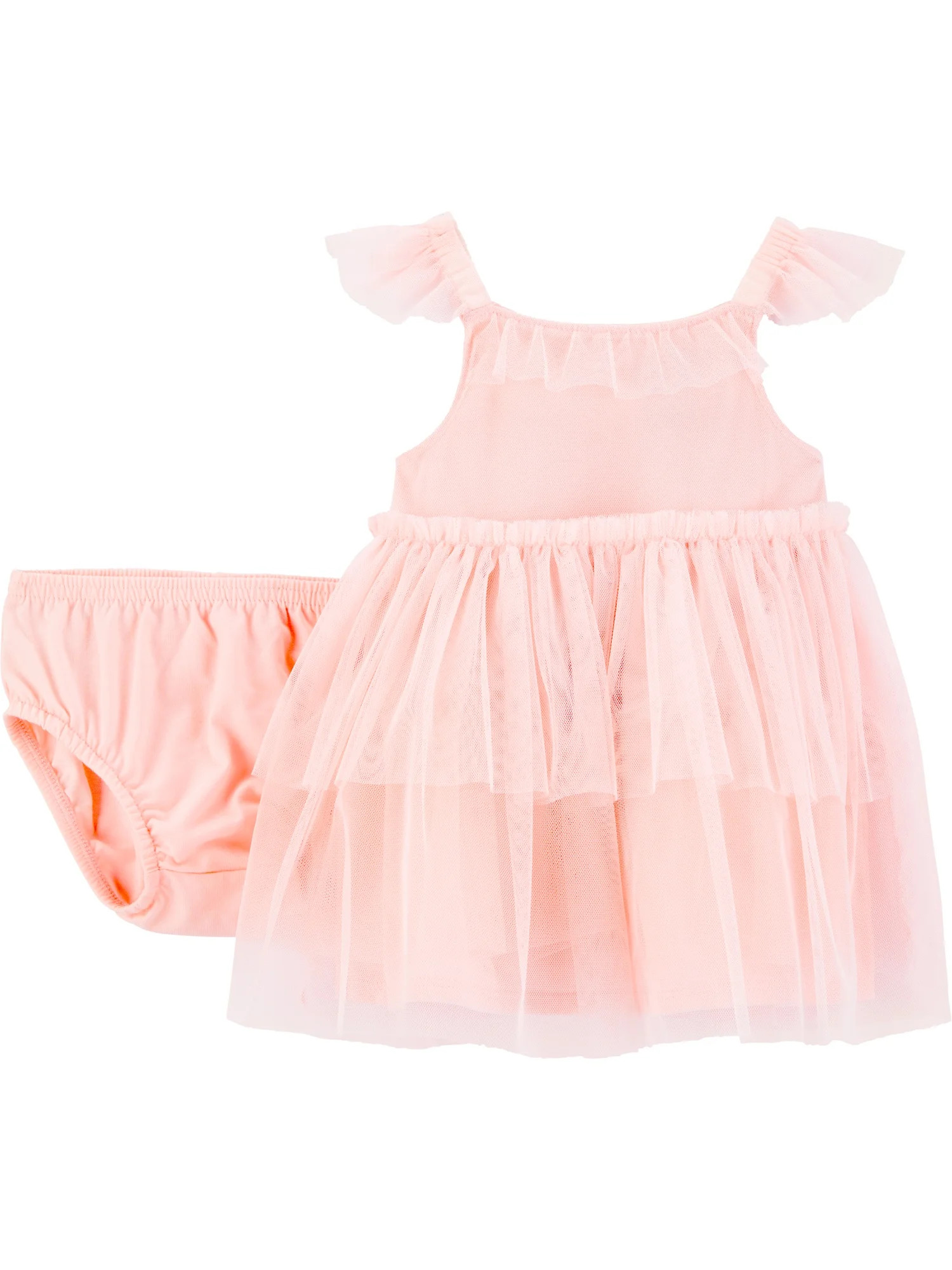 Carter's Child of Mine Baby Girl Dress, 2-Piece, Sizes 0/3-24 Months | Walmart (US)