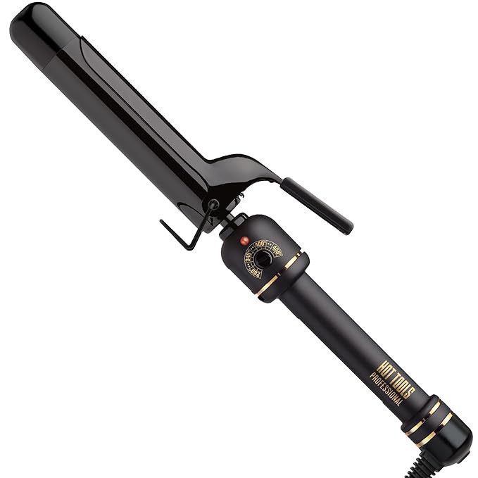HOT TOOLS Pro Artist Black Gold Curling Iron, 1-1/4 inch | Amazon (US)
