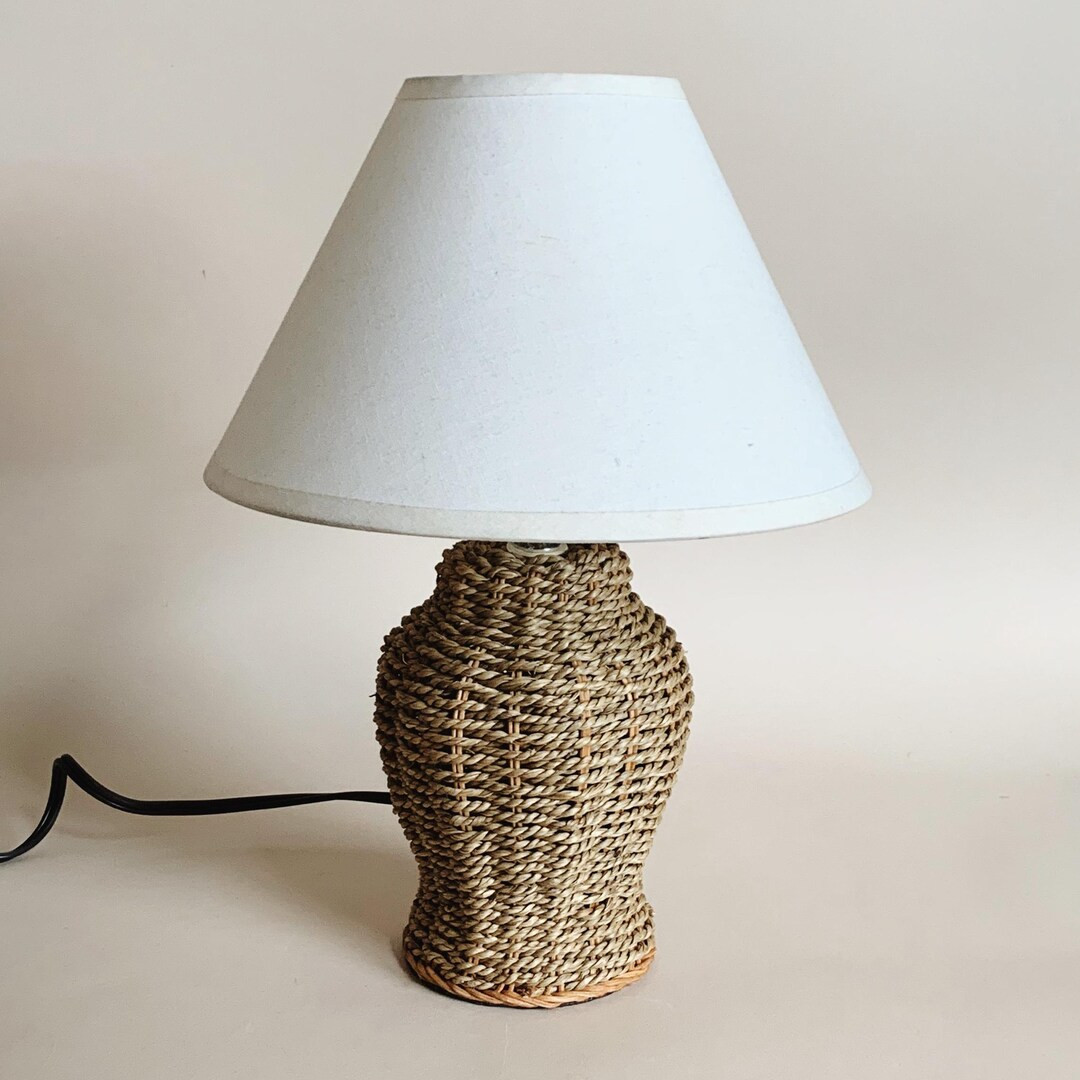 RATTAN LAMP BASE - Two Available, Sold Separately - Etsy | Etsy (US)