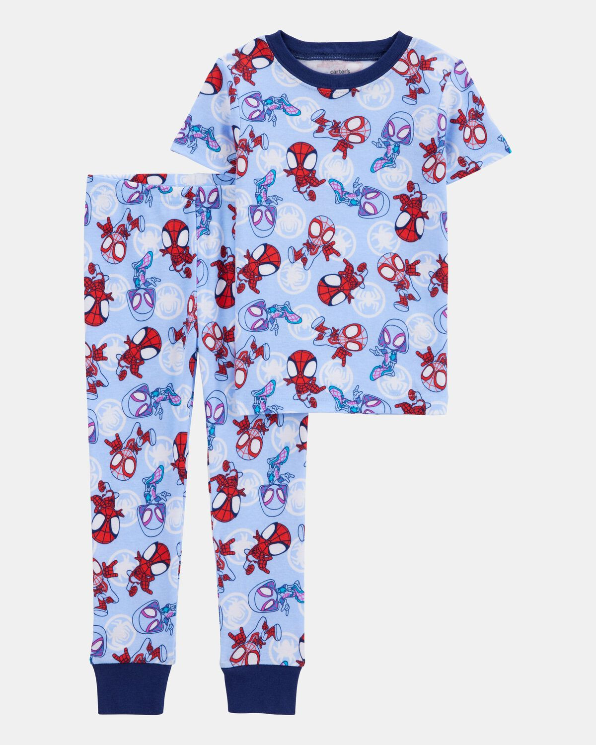 Toddler Boy MARVEL\u00a9  Snug Fit Cotton 2-Piece Pajamas - Blue | Carter's Inc