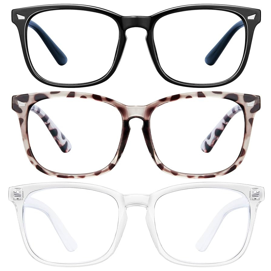 hunsquer Blue Light Glasses for Woman/Men Computer Blue Light Glasses | Amazon (US)