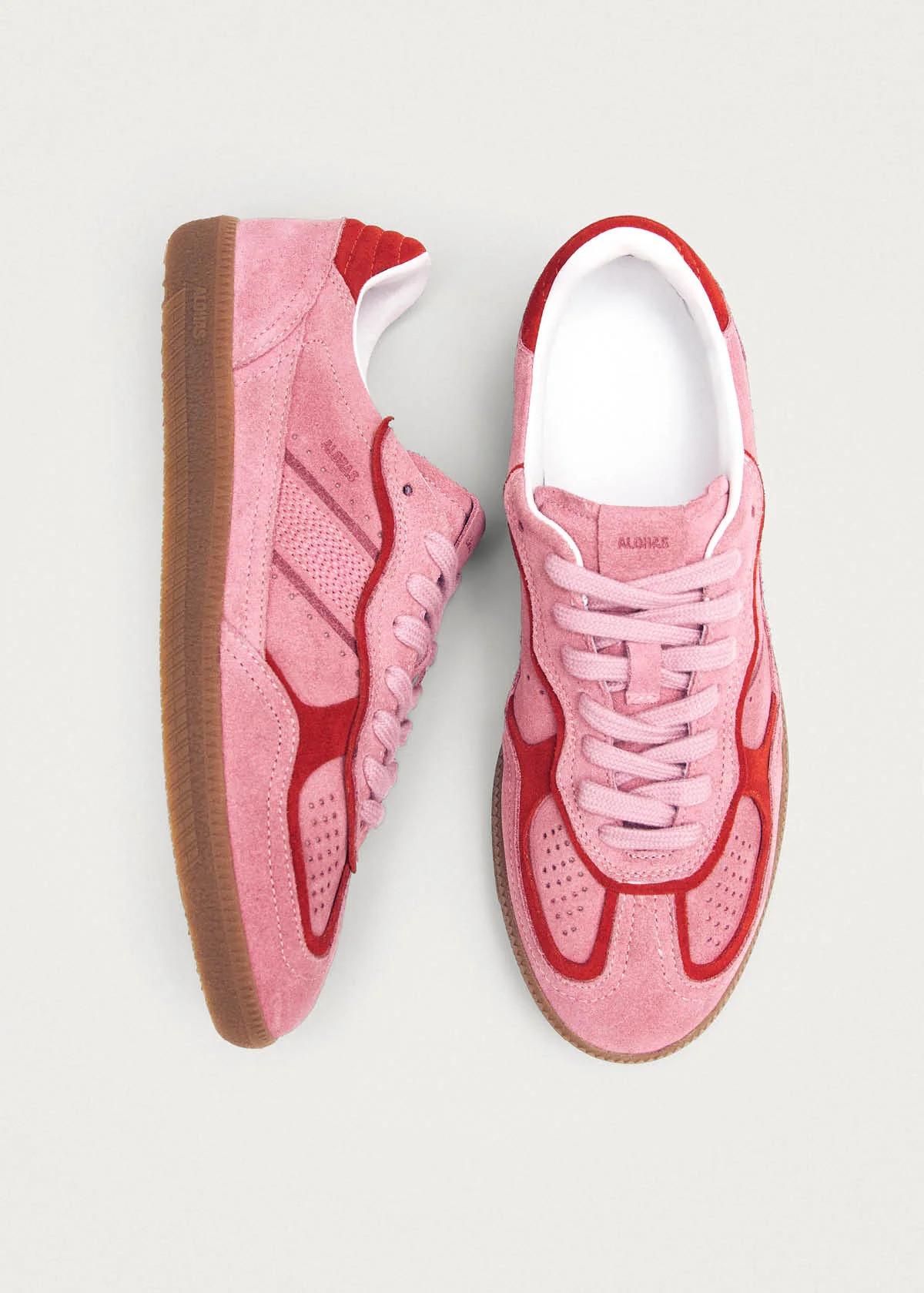 Tb.490 Rife Sea Pink Leather Sneakers | ALOHAS | Alohas US