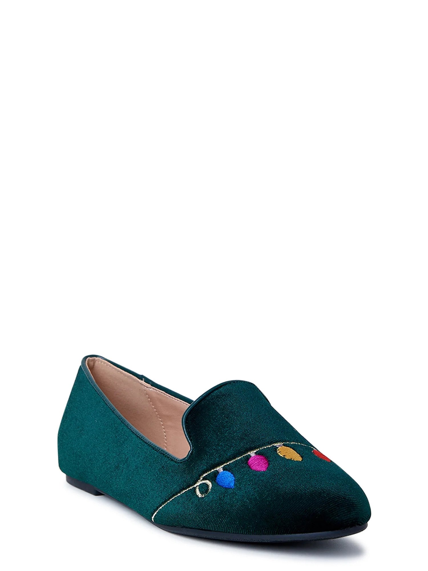 C. Wonder Women's Holiday Smoking Flats | Walmart (US)