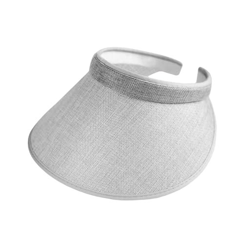 de la heart Wide Brim Visor Sunhat for Women, Ice | Amazon (US)