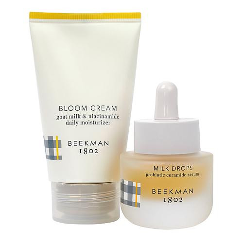 Beekman 1802 Bloom Cream & Milk Drops 2pc Skincare Set | HSN