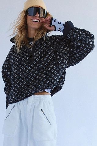 Mountain High Printed Half Zip Fleece | Free People (Global - UK&FR Excluded)