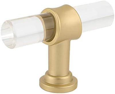 10Pack Goldenwarm Gold Acrylic Knobs for Drawers, Gold Crystal Cabinet Knobs Acrylic Knobs for Dr... | Amazon (US)