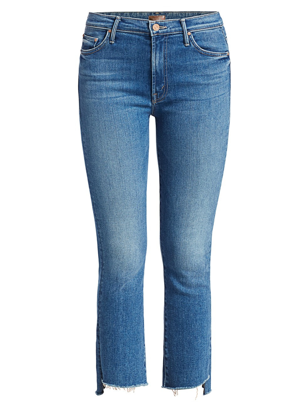 Mother Women's The Insider High-Rise Crop Step Fray Hem Jeans - Hey Sun - Size 30 | Saks Fifth Avenue