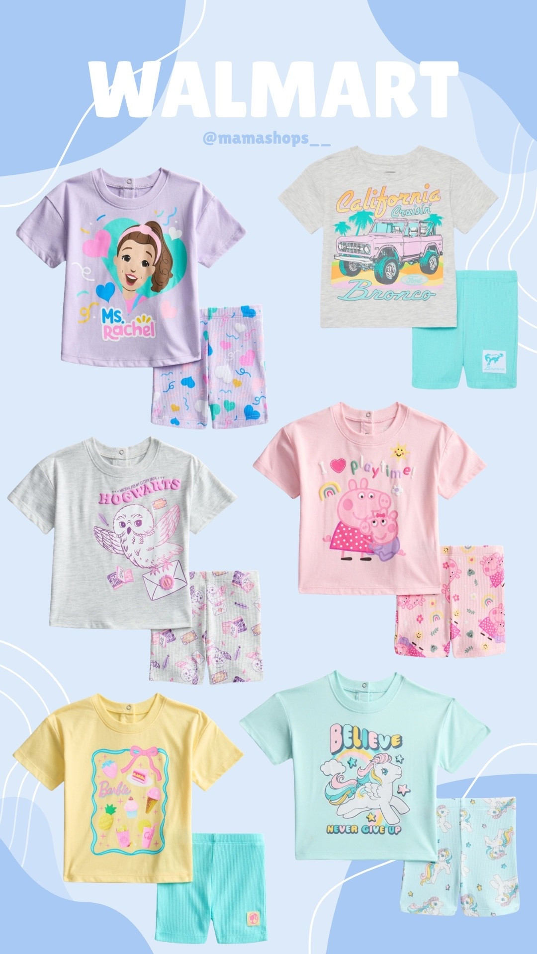 Adorable summer graphic tees 2pc sets for toddlers, at Walmart!☀️💖

Go check them out linking items here ✨🛍️

#LTKSeasonal #LTKBaby #LTKmomlife