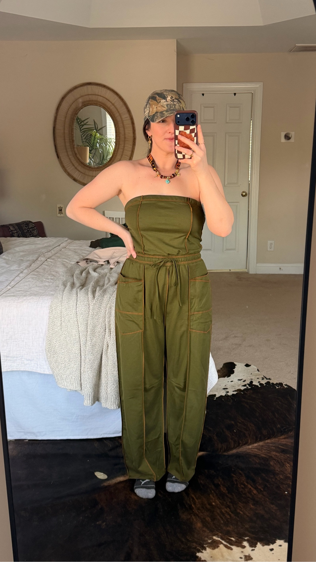 Loving this color green!

Such a good and easy to go outfit for spring and summer. The strapless top is really holding up so great, and the ruching in the back is a great detail. The bottom part is a barrel style and I love the winching in the middle. They’re SO many colors

SIZING 5’3” 145 lbs. typically a medium wearing a mediumm

#LTKMidsize #LTKootd #LTKmomlife