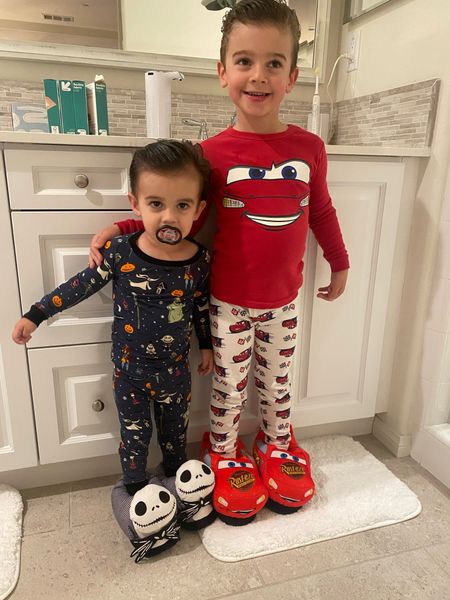 Can you tell what my boys are loving these days?! Jack Skellington and Lightning McQueen obsessed ❤️ These slippers are too cute! The Lightning McQueen pair actually light up! 

Boys pajamas, Gap Factory, Little Sleepies, boys slippers, Happy Feet, toddler slippers, toddler pajamas, kids sleepwear, 2 year old boys pjs, 4 year old boys pjs, gift ideas for kids 

#LTKfindsunder50 #LTKkids #LTKfamily