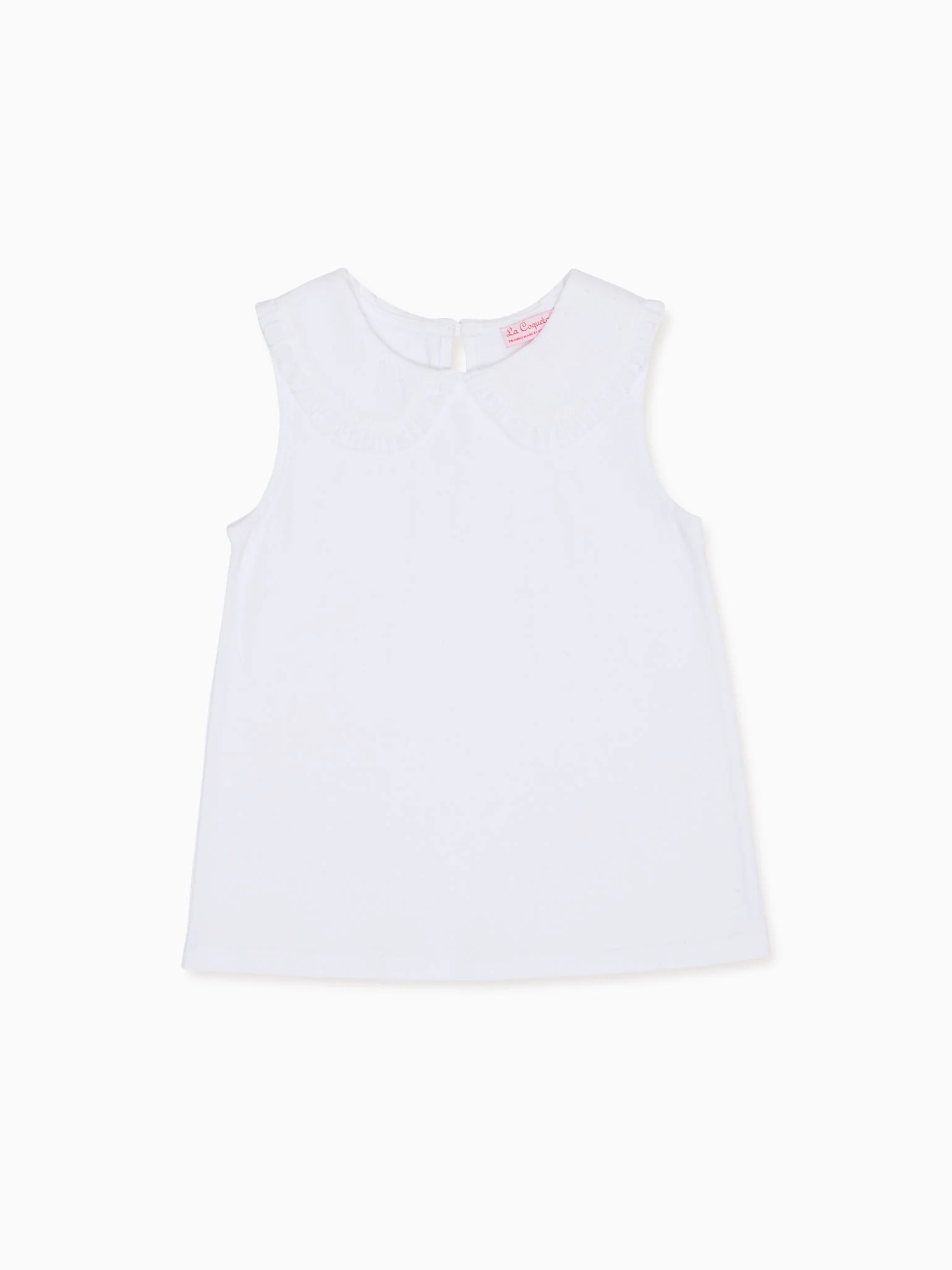 White Florentina Girl Top | La Coqueta (US)