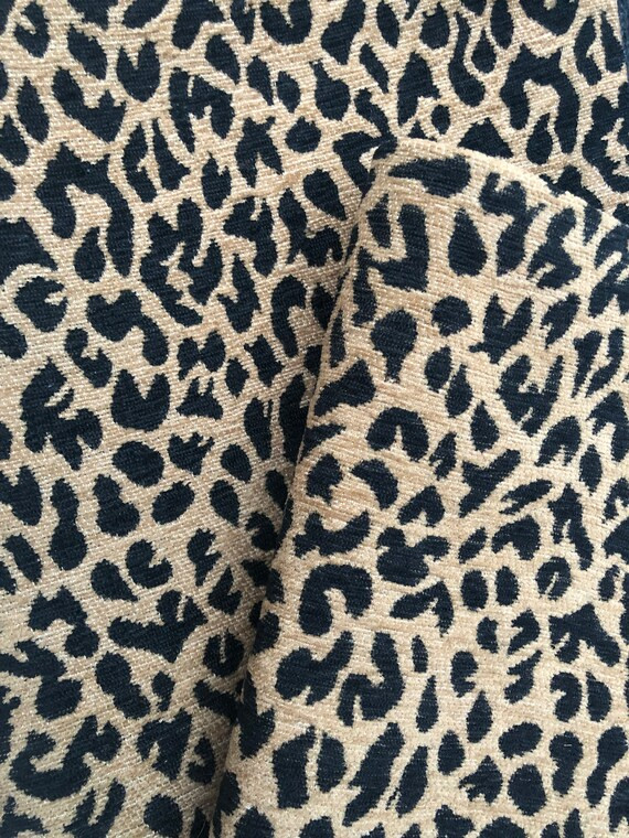 Tan Leopard Print Layering Rug  layer rug accent rug mat | Etsy | Etsy (US)