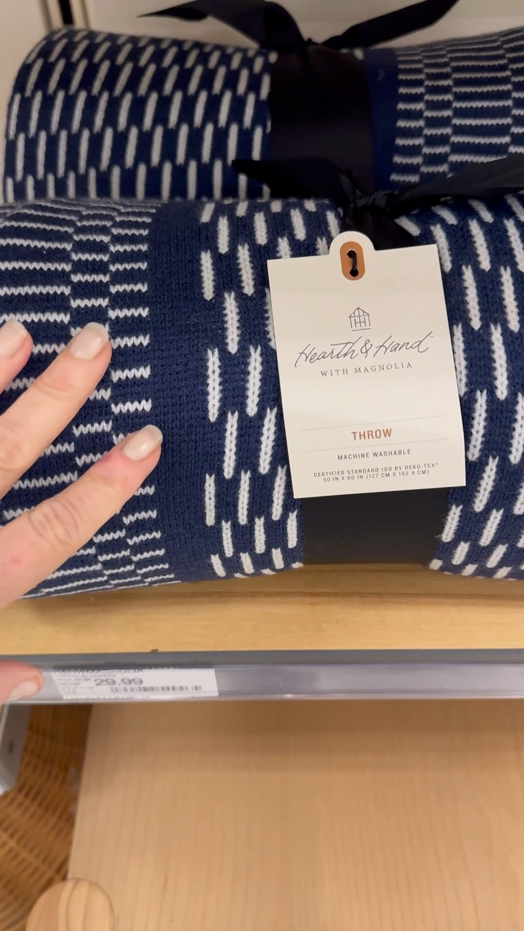 Love this navy and white throw blanket!  Home decor, home accent, new arrival 

#LTKHome #LTKSeasonal #LTKGiftGuide