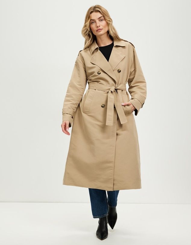 Chloe Long Trenchcoat | THE ICONIC (AU & NZ)