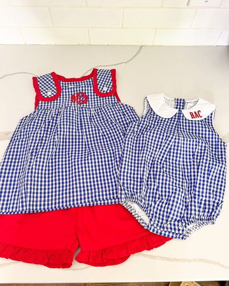 Matching sibling set 
Patriotic outfit 


#LTKfamily #LTKkids #LTKbaby