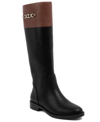Jones New York Womens Minella Knee High Riding Boots Regular Wide Calf | Macy's
