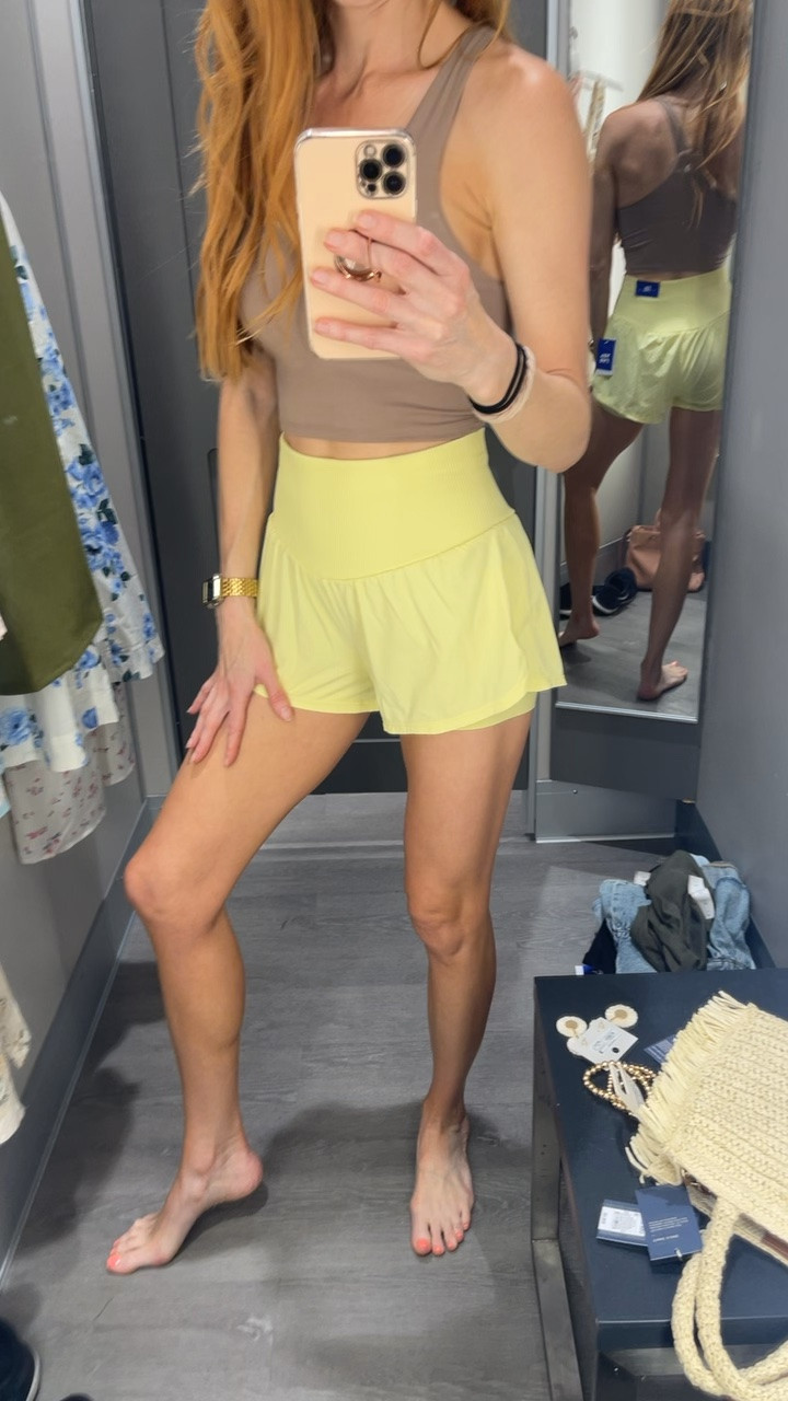 The shorts with all the things… high waist, built in shorts, and spot to hold the phone. Come in so many colors!

#LTKootd #LTKOver40 #LTKActive