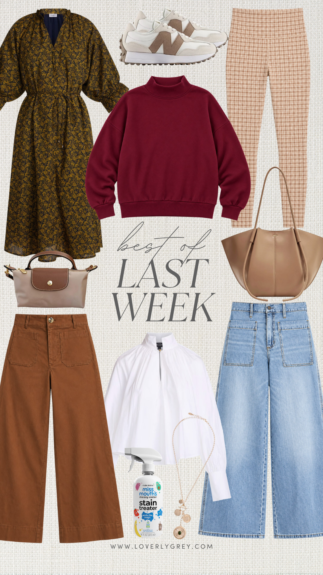 Sharing the top sellers from last week! So many good affordable finds for fall!

Loverly Grey, Walmart, Target, athleisure, wide leg pants, palazzo pants, white blouse, mockneck sweatshirt, accessories, sneakers 

 #LTKSeasonal