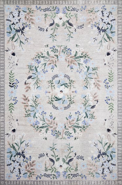 Rifle Paper Co. x Loloi Palais PAL-03 Floral / Botanical Area Rugs | Rugs Direct | Rugs Direct
