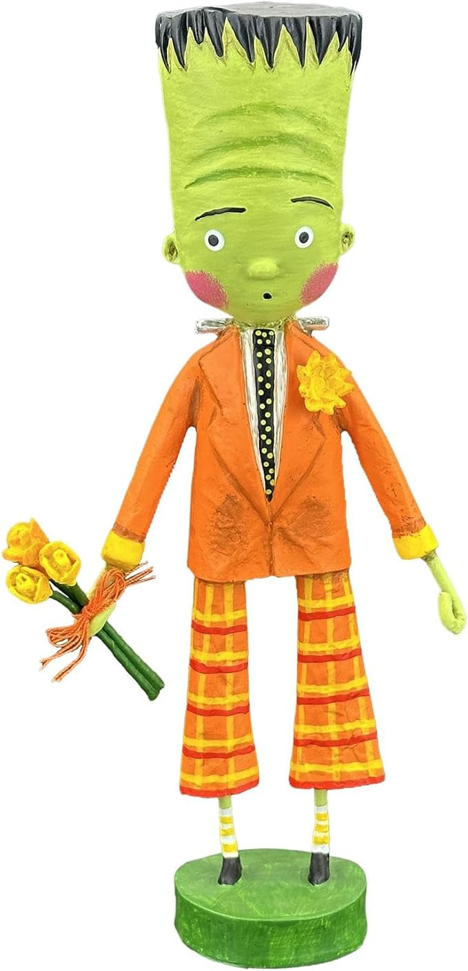 ESC Lori Mitchell Halloween 16713 Faboulous Frank Frankenstein Boy Figurine, 8 Inches Tall, Multi... | Amazon (US)