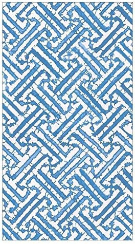 Amazon.com: Caspari Fretwork Paper Guest Towel Napkins in Blue - Two Packs of 15 : Health & House... | Amazon (US)