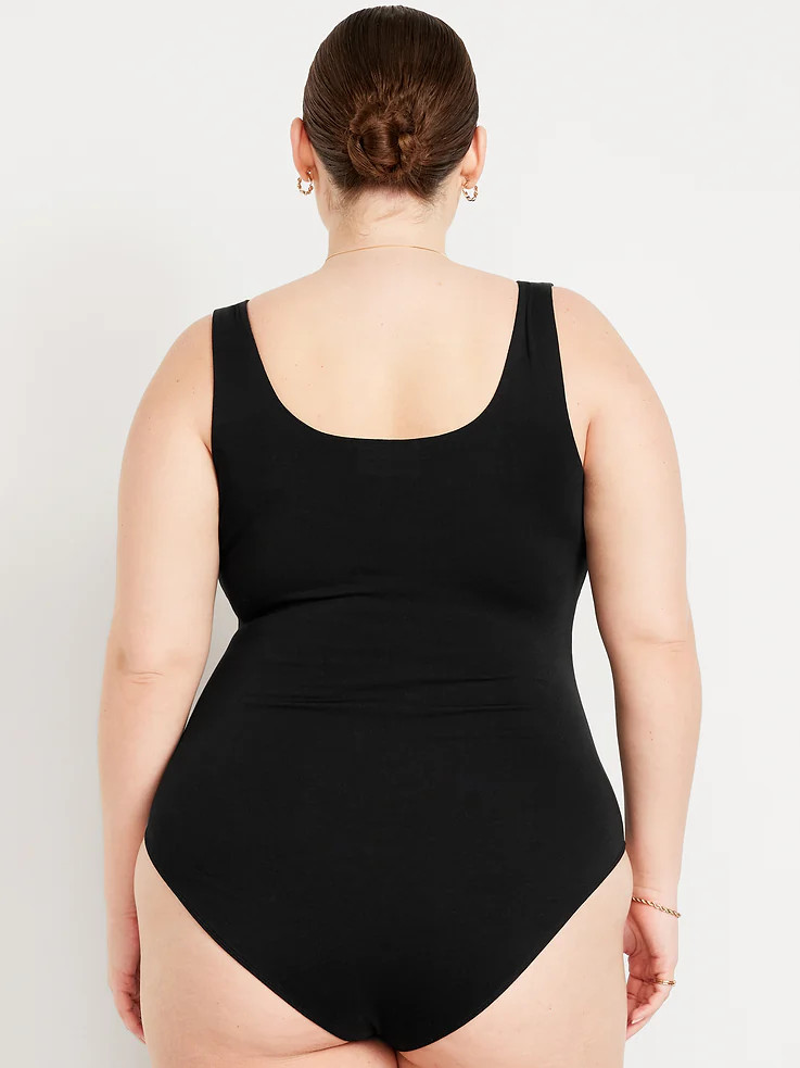 Double-Layer Scoop-Neck Bodysuit | Old Navy (US)