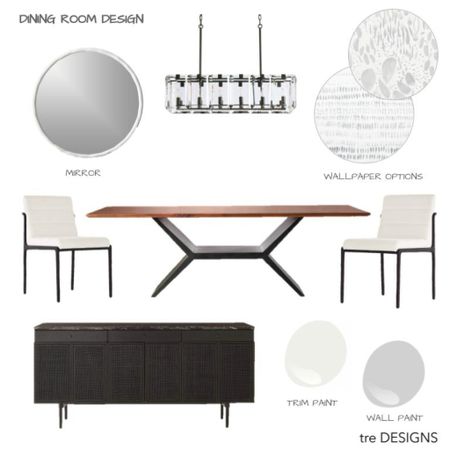 Nothing like a sleek and modern dining room to elevate your home! We are loving the clean lines and the balance of cool and warm tones. 
